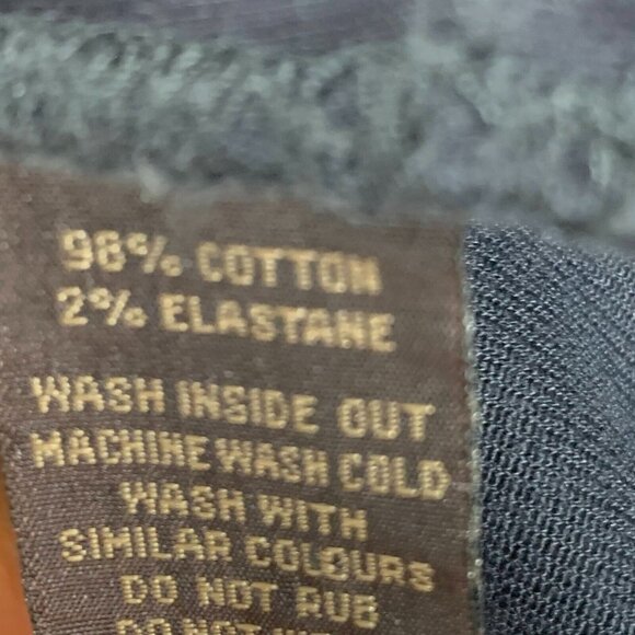 Rodd & Gunn Pants Mens 34 Straight Fit Navy Blue Cotton Stretch Flat Front Hem - Picture 10 of 11